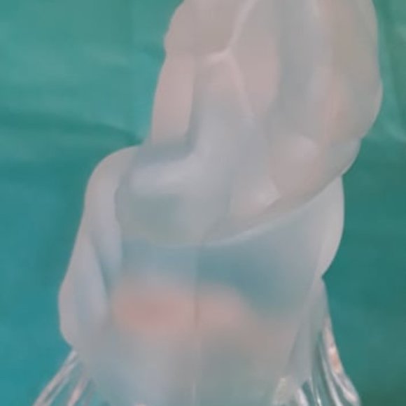 CELEBRATIONS CRYSTAL CLEAR 4 3/4" ANGEL BELL - FROSTED GLASS ITEM #333130 - BOX - Picture 3 of 5